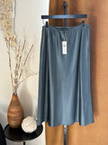 New Eileen Fisher Stretch Silk Skirt Large