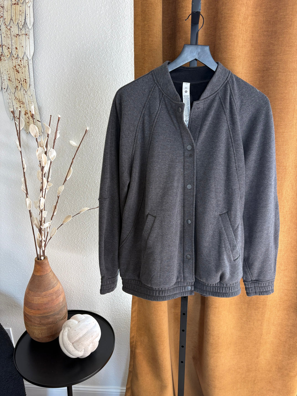 Lululemon scuba oversized varsity jacket Size medium/large