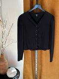 Paige knit button Up shirt Large