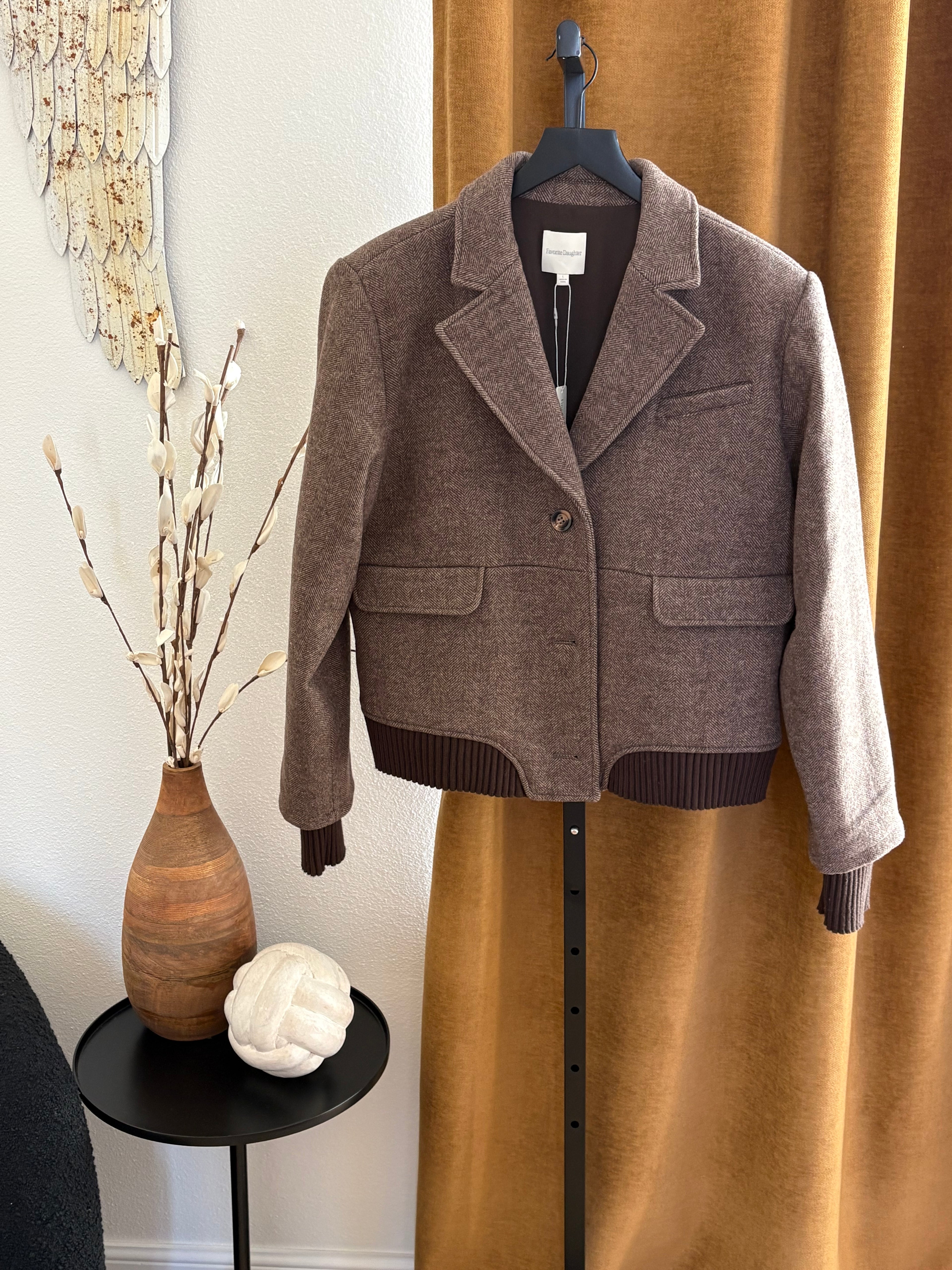 New Favorite Daughter Brown Coat Womens large
