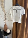 Frame knit Polo Women's Size Medium