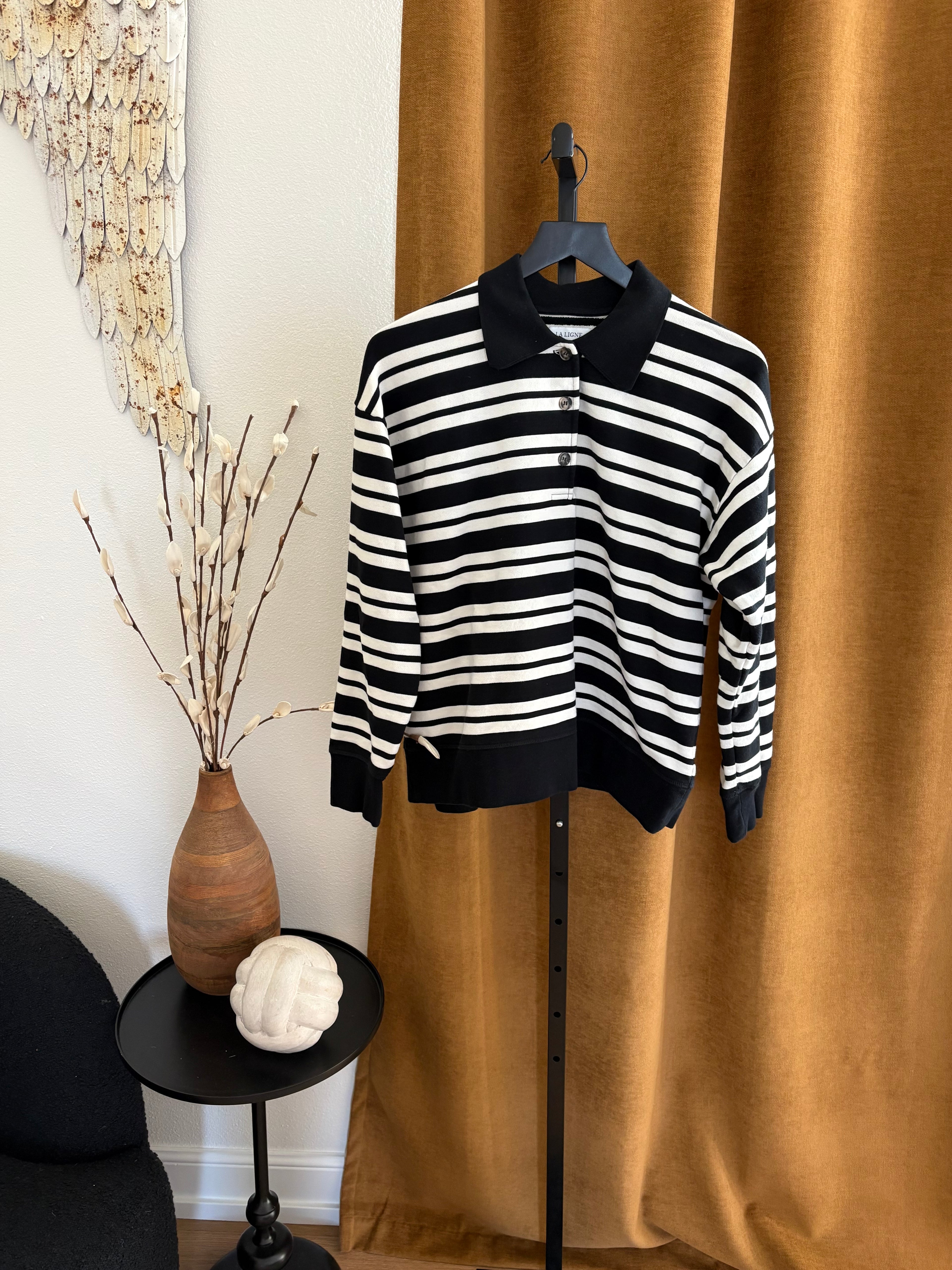 La Ligne striped polo women's Small