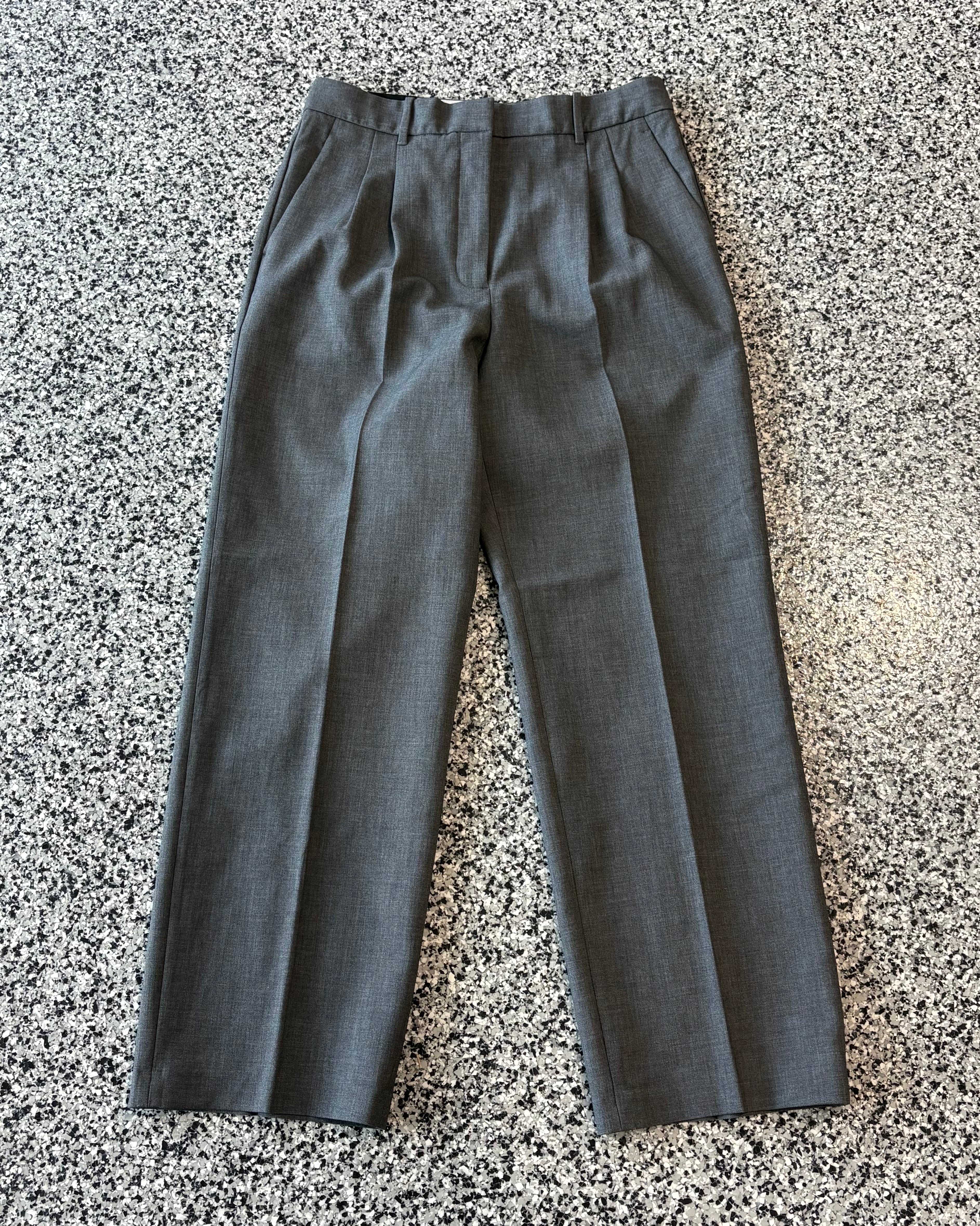 New Aritzia Wilfred Effortless Pants Dark Grey Sz 12