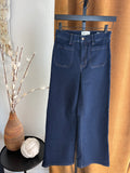 Frame Le Slim Palazzo Dark denim Jeans Womens size 27