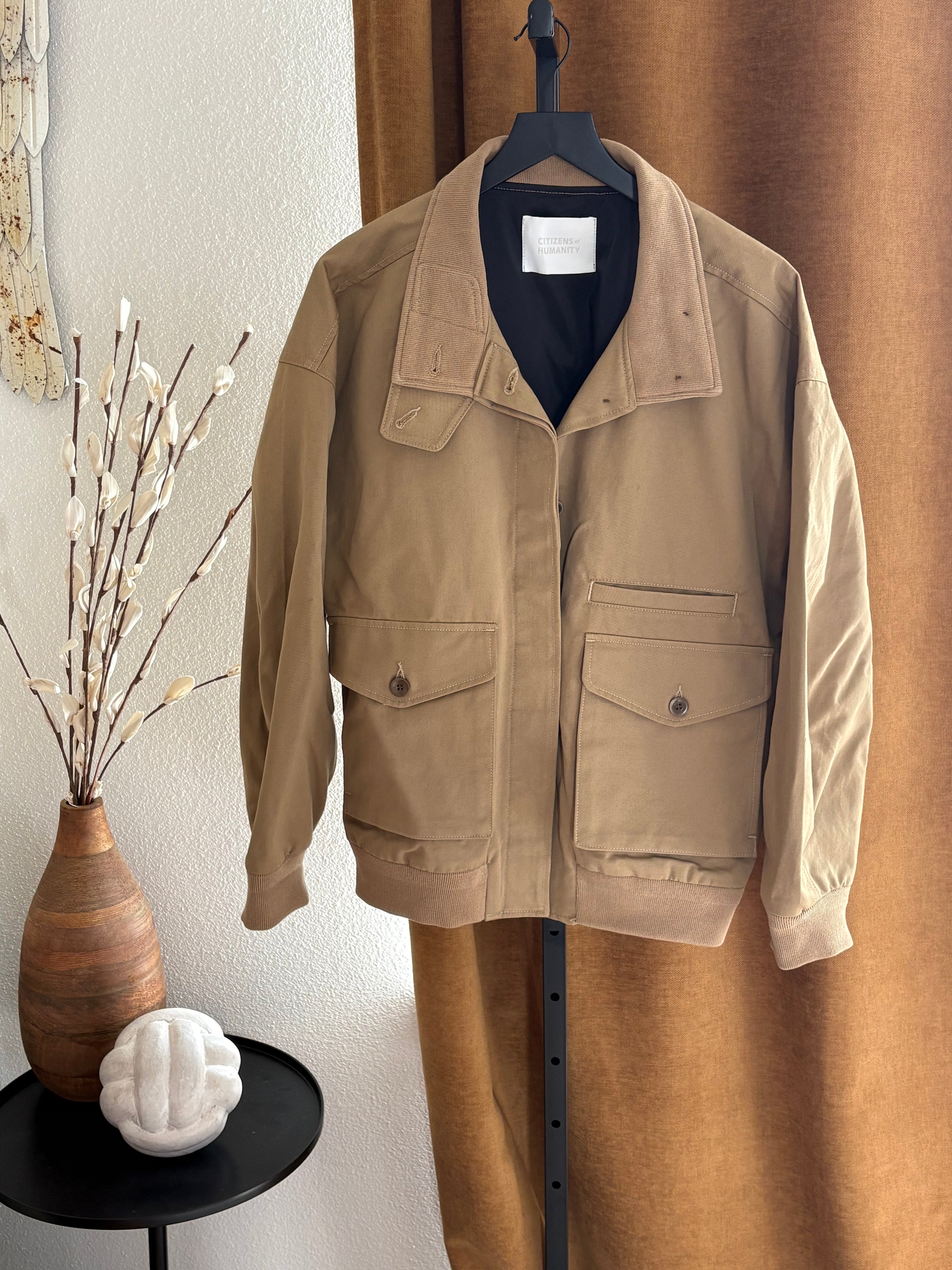 Citizen of Humanity Khaki Oversized Jacket Medium