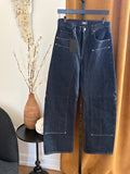 New Paige Arellia high rise barrel leg jeans Womens size 27