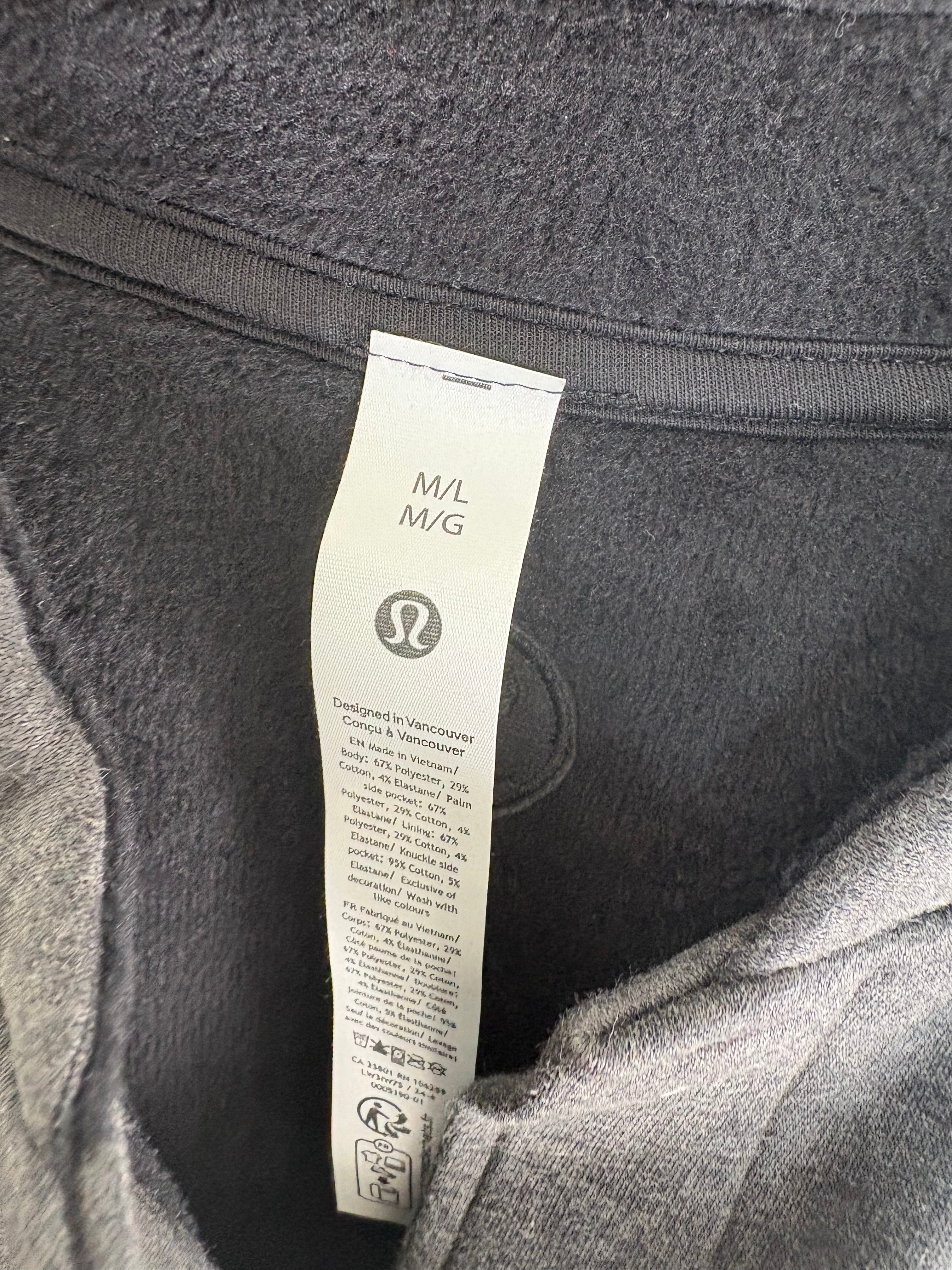 Lululemon scuba oversized varsity jacket Size medium/large