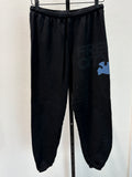 freecity Black Joggers with Blue Logo Small