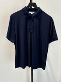 Womens Vince Dark Navy Polo Shirt XL